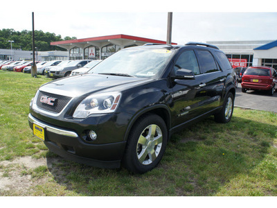 gmc acadia 2008 carbon black suv slt 2 gasoline 6 cylinders all whee drive automatic 07724