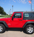 jeep wrangler 2011 red suv sport gasoline 6 cylinders 4 wheel drive automatic with overdrive 76018