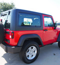 jeep wrangler 2011 red suv sport gasoline 6 cylinders 4 wheel drive automatic with overdrive 76018