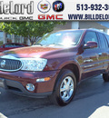 buick rainier 2006 dk  red suv cxl gasoline 6 cylinders all whee drive automatic 45036