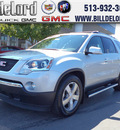 gmc acadia 2011 silver suv slt 2 gasoline 6 cylinders all whee drive automatic 45036