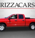 dodge ram 1500 2002 red gasoline 8 cylinders 4 wheel drive automatic with overdrive 60546