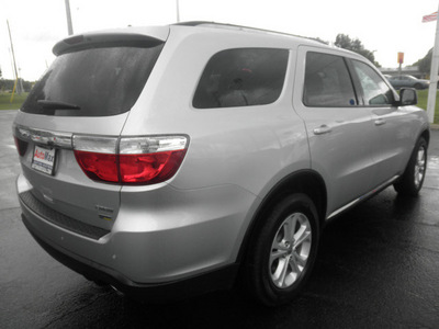 dodge durango 2011 silver suv crew lux gasoline 6 cylinders rear wheel drive automatic 34474