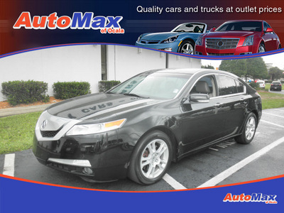 acura tl 2009 black sedan w tech gasoline 6 cylinders front wheel drive automatic 34474