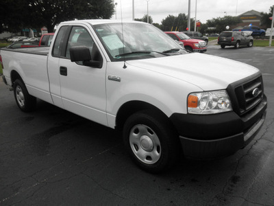 ford f 150 2005 white pickup truck xl gasoline 8 cylinders rear wheel drive automatic with overdrive 34474