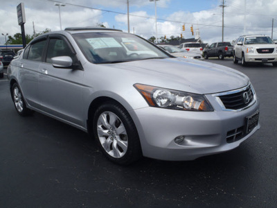 honda accord 2008 silver sedan ex l v6 gasoline 6 cylinders front wheel drive automatic 28557