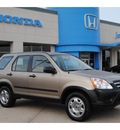 honda cr v 2005 beige suv lx gasoline 4 cylinders front wheel drive automatic 77065