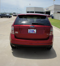 ford edge 2007 red suv sel plus gasoline 6 cylinders front wheel drive automatic with overdrive 76108