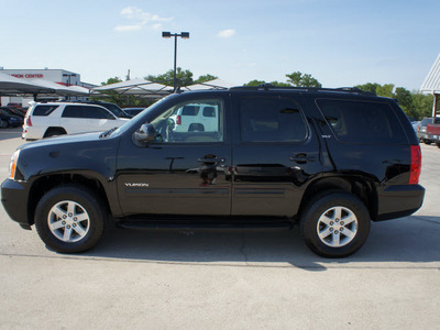 gmc yukon 2012 black suv slt flex fuel 8 cylinders 4 wheel drive automatic 76087