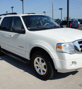 ford expedition 2008 white suv xlt gasoline 8 cylinders 2 wheel drive automatic with overdrive 76087