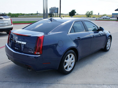 cadillac cts 2009 blue sedan gasoline 6 cylinders rear wheel drive automatic 76087