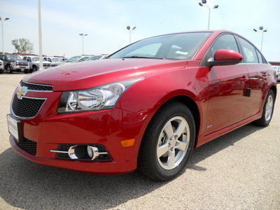 chevrolet cruze 2012 red sedan lt gasoline 4 cylinders front wheel drive automatic 60007