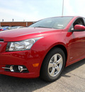 chevrolet cruze 2012 red sedan lt gasoline 4 cylinders front wheel drive automatic 60007