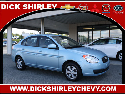 hyundai accent 2011 lt  blue sedan gls gasoline 4 cylinders front wheel drive automatic 27215