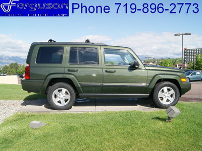 jeep commander 2007 jeep green suv sport 8 cylinders automatic 80910