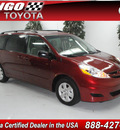 toyota sienna 2009 red van gasoline 6 cylinders front wheel drive automatic 91731