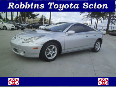toyota celica 2000 silver coupe gt gasoline 4 cylinders front wheel drive automatic 75503