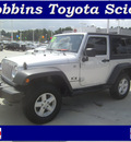 jeep wrangler 2007 silver suv x gasoline 6 cylinders 4 wheel drive automatic 75503