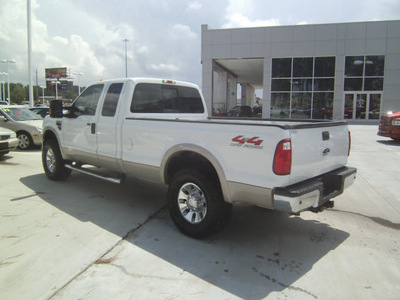 ford f 250 super duty 2008 white lariat diesel 8 cylinders 4 wheel drive automatic 75503