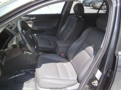 honda accord 2006 dk  gray sedan ex w leather gasoline 4 cylinders front wheel drive automatic 75503