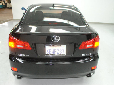 lexus is 350 2008 black sedan gasoline 6 cylinders rear wheel drive automatic 91731