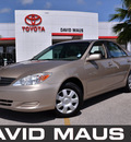 toyota camry 2002 gold sedan le gasoline 4 cylinders front wheel drive automatic 32771