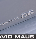 pontiac g6 2009 gray sedan gasoline 4 cylinders front wheel drive automatic 32771