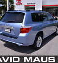 toyota highlander 2010 blue suv gasoline 6 cylinders front wheel drive automatic 32771