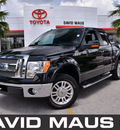 ford f 150 2009 black lariat flex fuel 8 cylinders 2 wheel drive automatic 32771