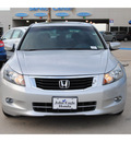 honda accord 2009 silver sedan ex l v6 w navi gasoline 6 cylinders front wheel drive automatic 77065