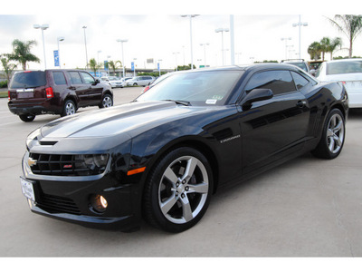 chevrolet camaro 2011 black coupe ss gasoline 8 cylinders rear wheel drive autostick 77065