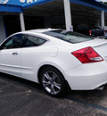 honda accord 2012 white coupe ex l v6 w navi gasoline 6 cylinders front wheel drive automatic 32401