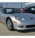 chevrolet corvette 2012 silver coupe gasoline 8 cylinders rear wheel drive 6 spd auto exh,dual mode, 77090