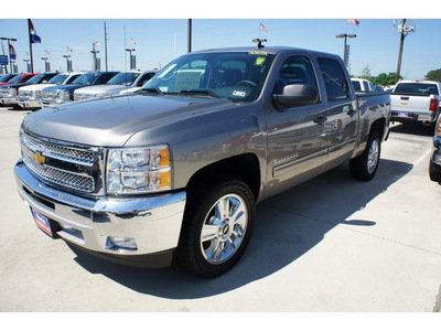 chevrolet silverado 1500 2012 gray flex fuel 8 cylinders 2 wheel drive 6 spd auto,elec cntlled a 77090