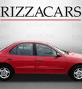 chevrolet cavalier 2005 red sedan gasoline 4 cylinders front wheel drive automatic with overdrive 60546