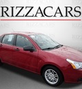 ford focus 2009 red sedan se gasoline 4 cylinders front wheel drive automatic with overdrive 60546