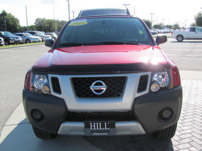 nissan xterra 2011 red suv gasoline 6 cylinders 4 wheel drive automatic 33884