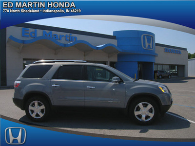 gmc acadia 2007 lt  blue suv slt gasoline 6 cylinders all whee drive automatic 46219