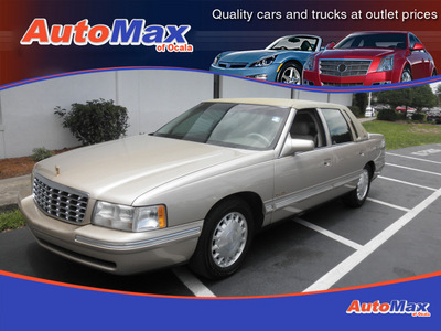 cadillac deville 1998 gold sedan gasoline v8 front wheel drive automatic with overdrive 34474