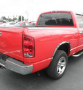 dodge ram pickup 1500 2005 red pickup truck slt gasoline 8 cylinders rear wheel drive automatic 34474