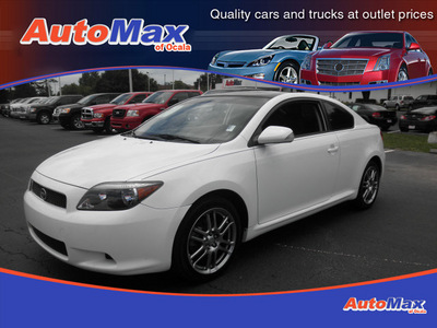 scion tc 2005 white hatchback gasoline 4 cylinders front wheel drive automatic 34474