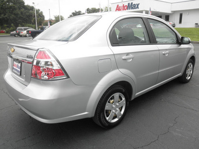 chevrolet aveo 2011 silver sedan lt gasoline 4 cylinders front wheel drive automatic with overdrive 34474