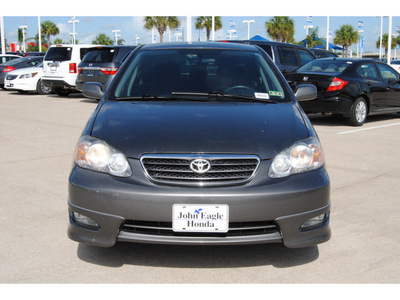 toyota corolla 2008 gray sedan s gasoline 4 cylinders front wheel drive automatic with overdrive 77065