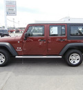 jeep wrangler unlimited 2009 maroon suv x gasoline 6 cylinders 4 wheel drive 6 speed manual 13502