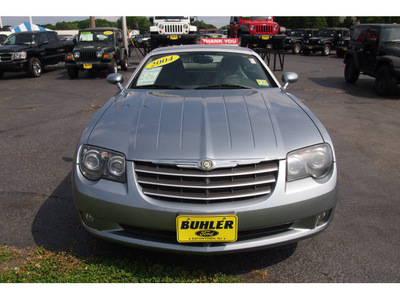 chrysler crossfire 2004 blue coupe gasoline 6 cylinders sohc rear wheel drive 6 speed manual 07730