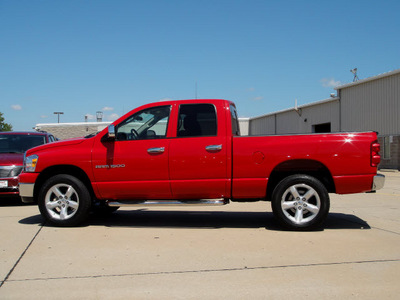 dodge ram 1500 2007 red big horn flex fuel 8 cylinders 4 wheel drive automatic 62034