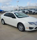 ford fusion 2012 white sedan s gasoline 4 cylinders front wheel drive automatic 76108