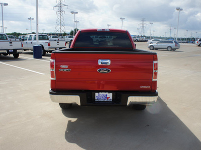 ford f 150 2011 red xlt flex fuel 6 cylinders 2 wheel drive automatic 76108