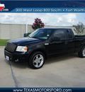 ford f 150 2006 black lariat gasoline 8 cylinders rear wheel drive automatic with overdrive 76108