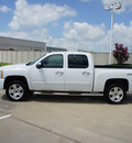 chevrolet silverado 1500 2008 white lt flex fuel 8 cylinders 4 wheel drive automatic 76108